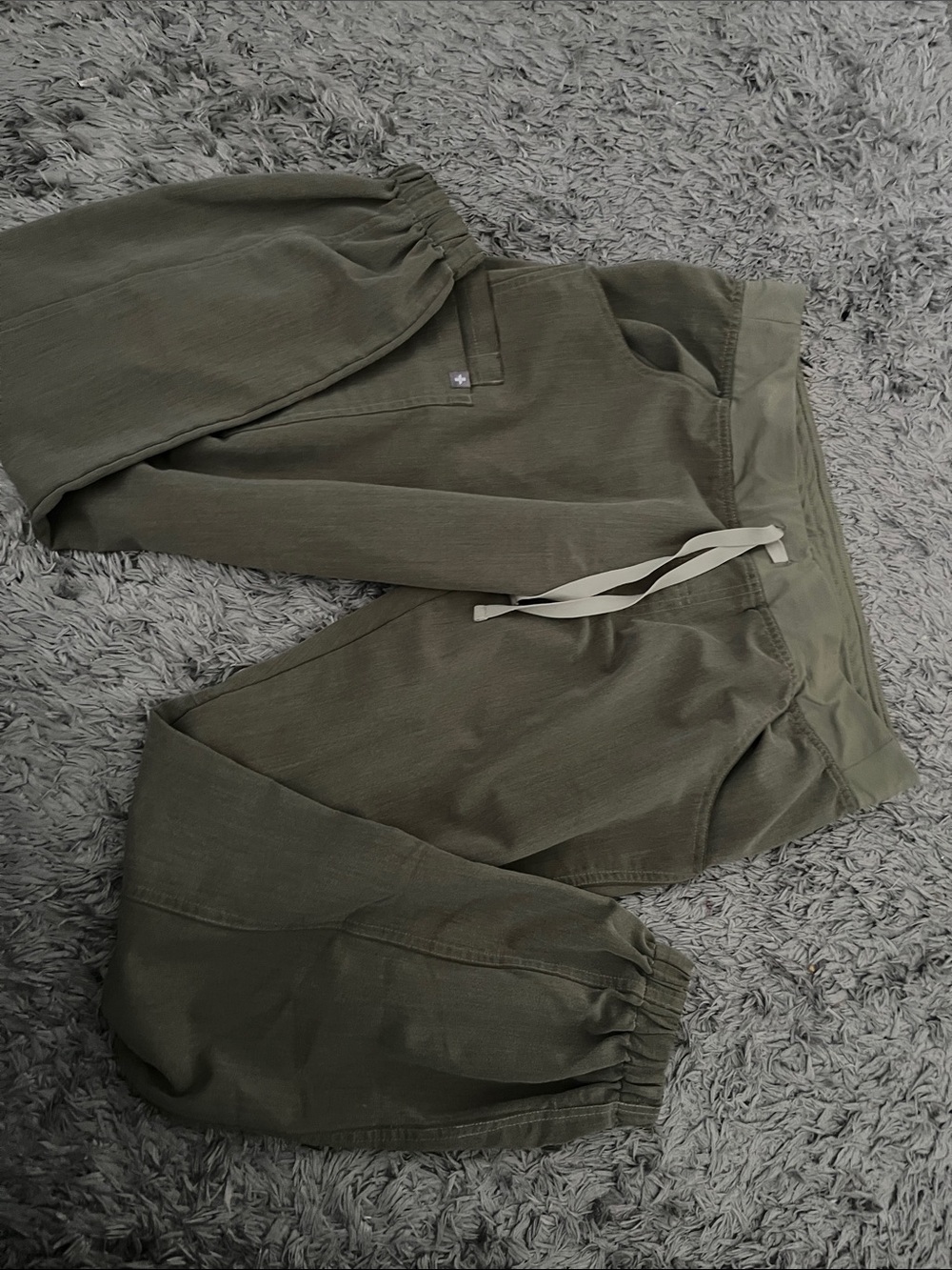 Figs Olive Drawstring Joggers